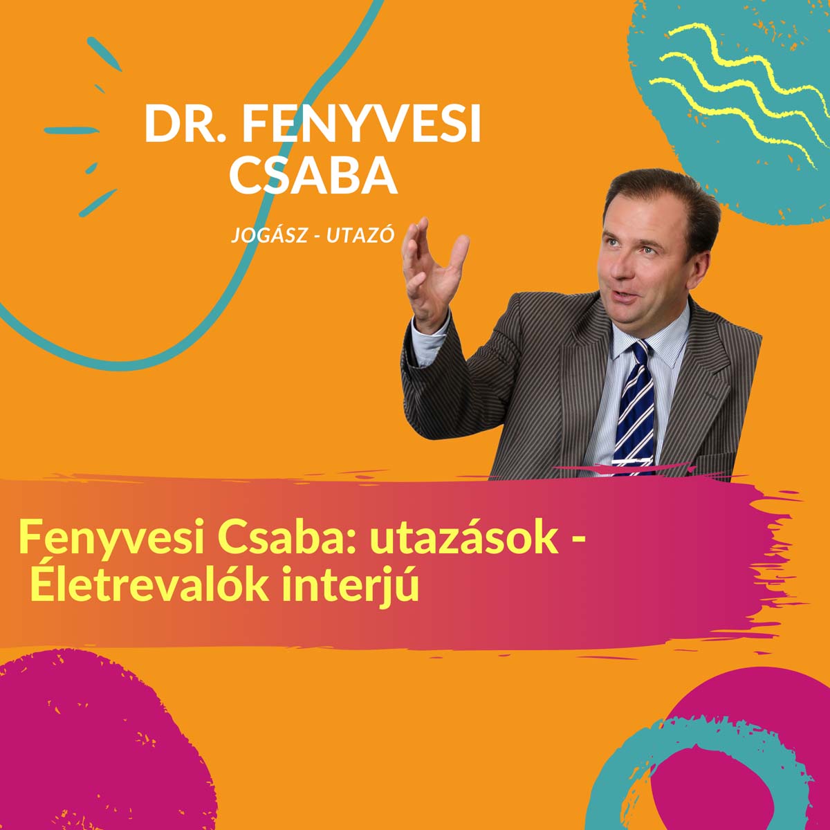 Fenyvesi Csaba: utazások - Életrevalók interjú
